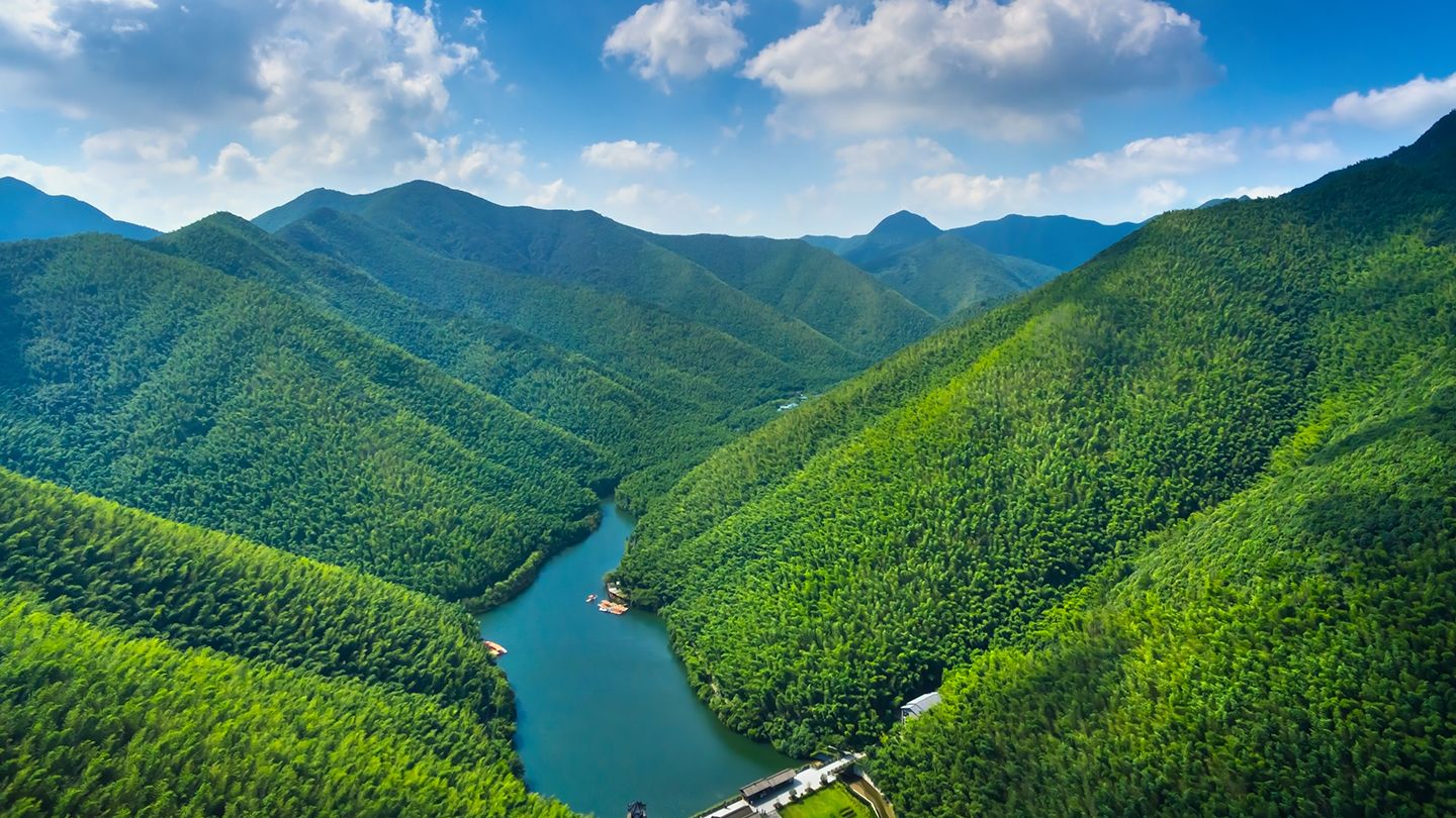 溧阳天目湖与南山竹海风光